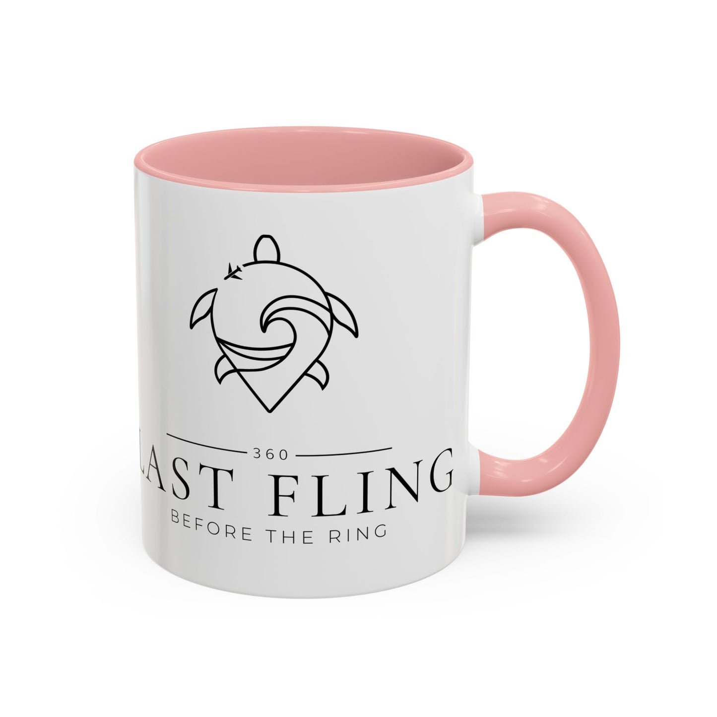 Last Fling Before the Ring Accent Coffee Mug