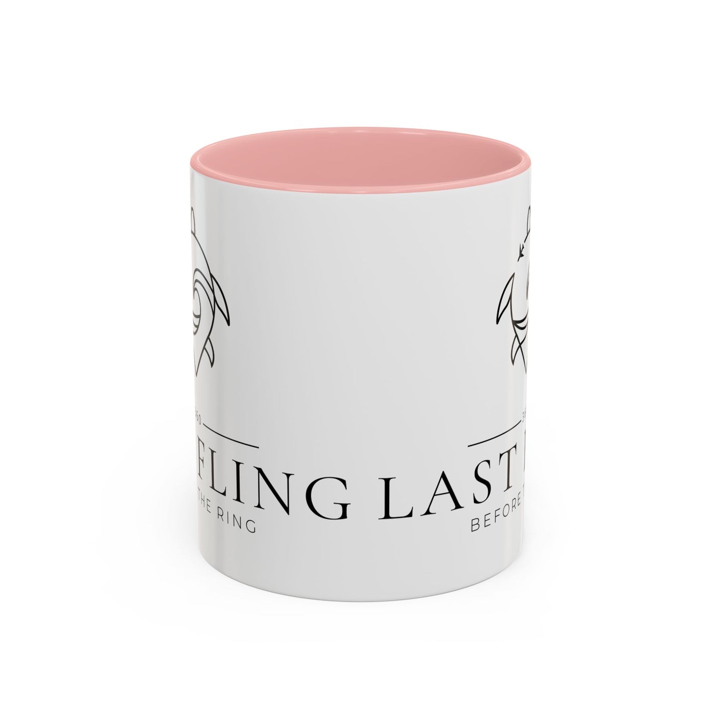 Last Fling Before the Ring Accent Coffee Mug