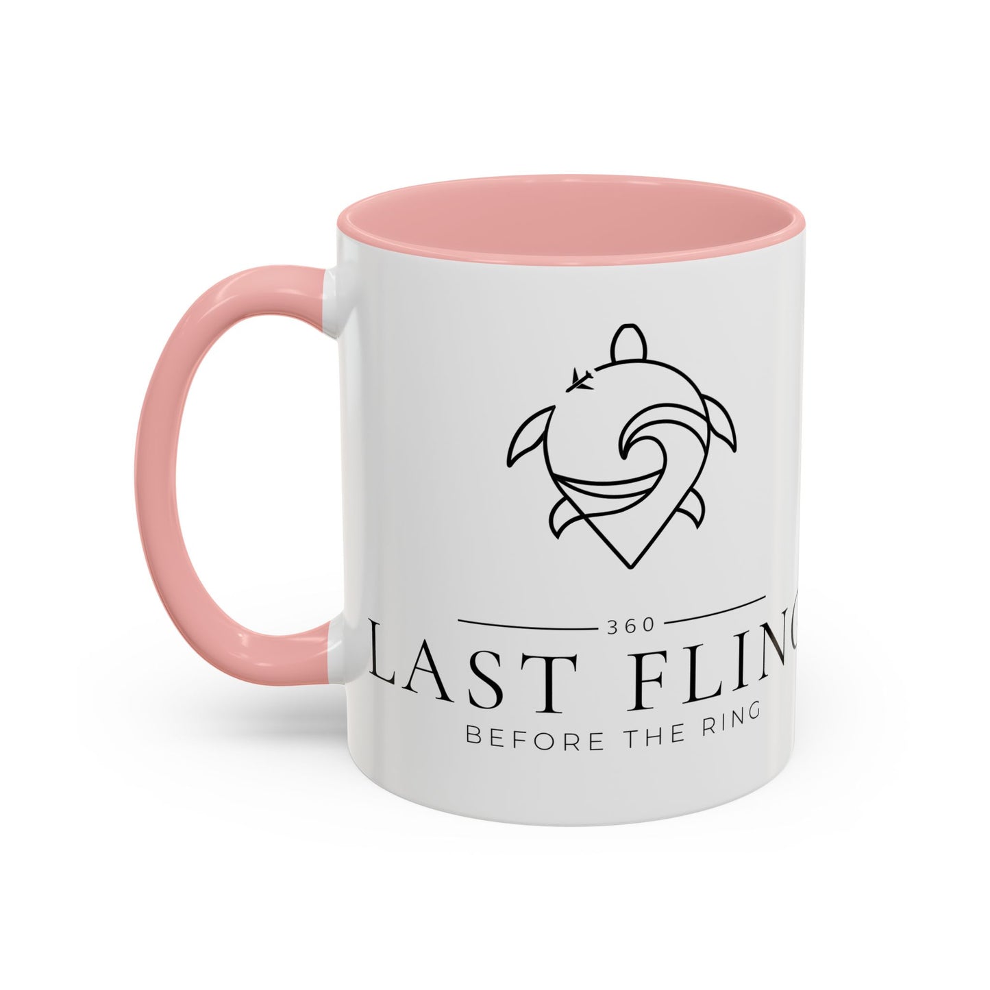 Last Fling Before the Ring Accent Coffee Mug