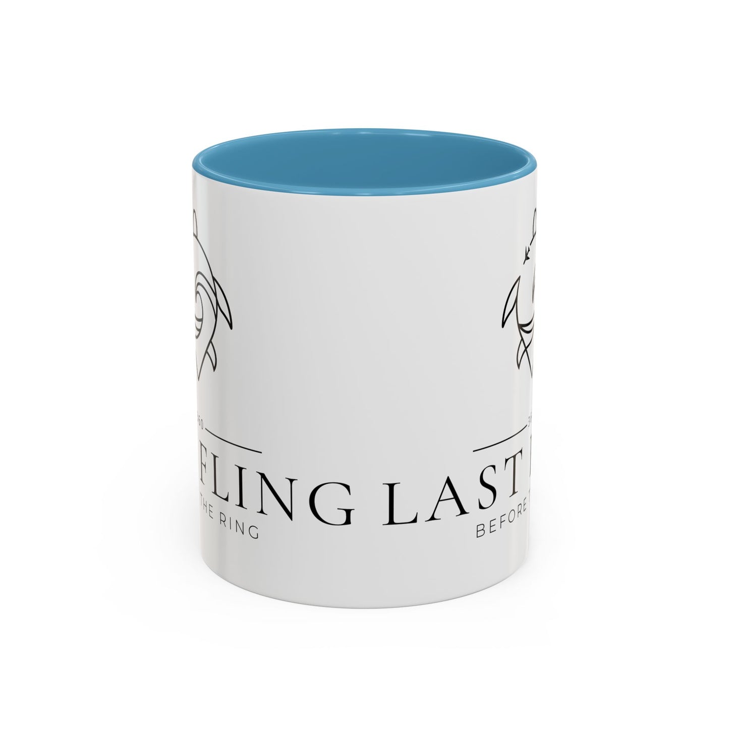 Last Fling Before the Ring Accent Coffee Mug