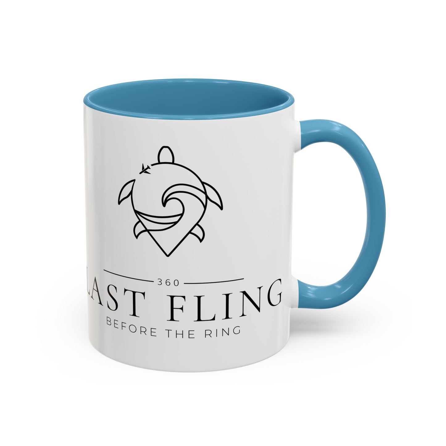 Last Fling Before the Ring Accent Coffee Mug