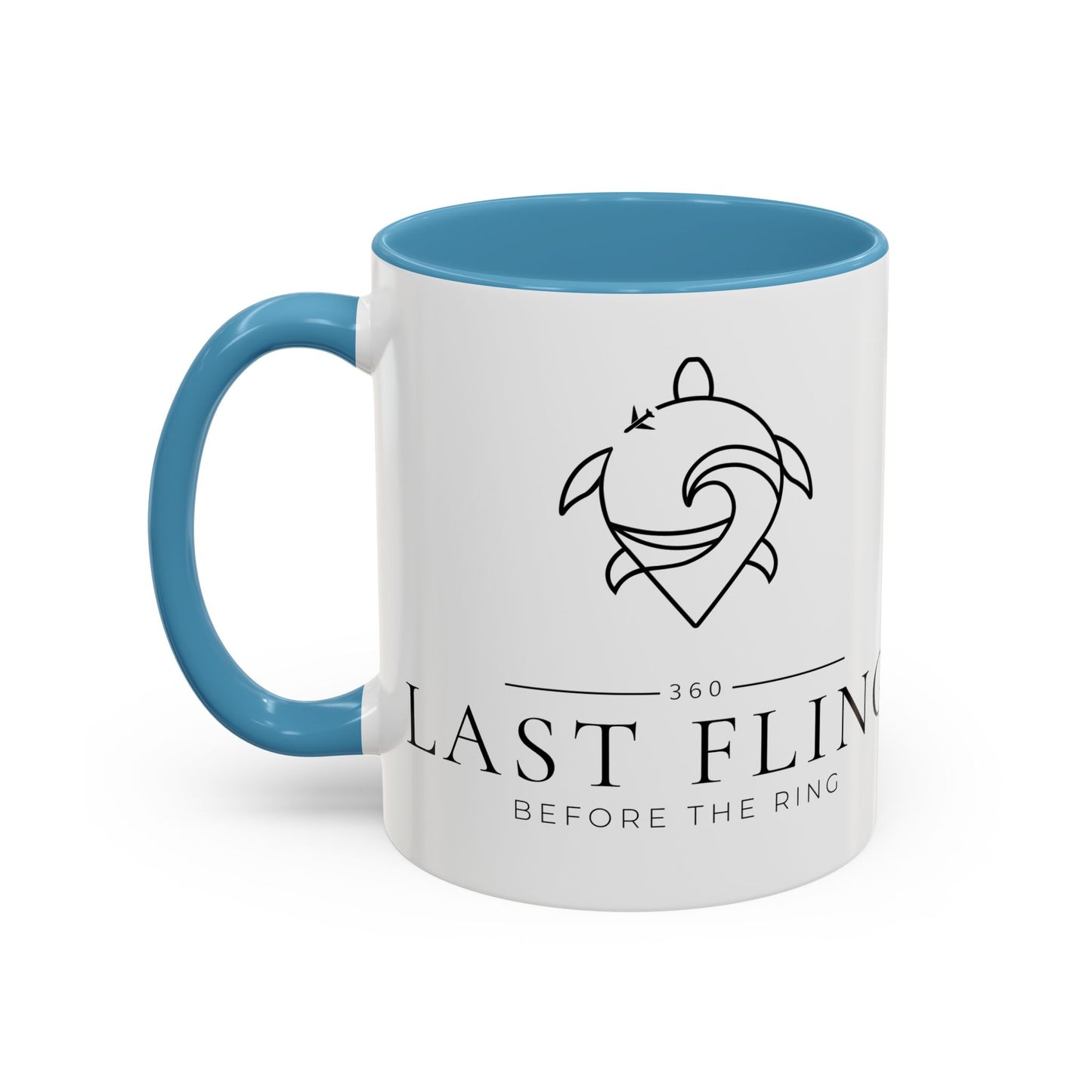 Last Fling Before the Ring Accent Coffee Mug